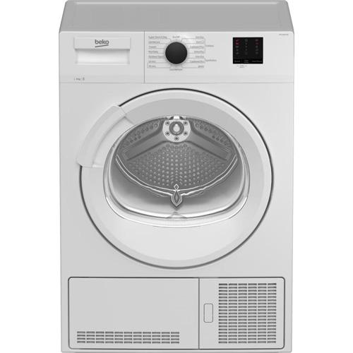 POWERCITY DTLCE80121W BEKO 8KG CONDENSER DRYER WHITE WITH GLASS