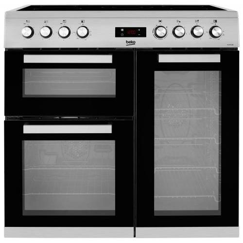 POWERCITY KDVC90X BEKO 90CM ALL ELECTRIC RANGE COOKER STAINLESS STEEL Range Cooker