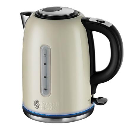 POWERCITY R20461 RUSSELLHOBBS 1.7LITRE QUITE BOIL KETTLE CREAM