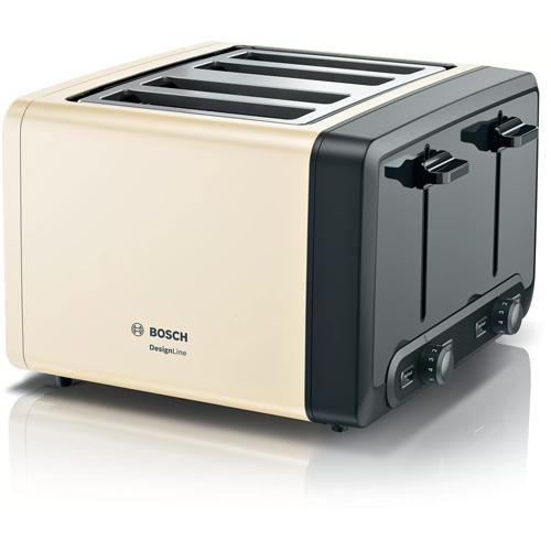POWERCITY TAT4P447GB BOSCH 4 SLICE TOASTER CREAM TOASTERS