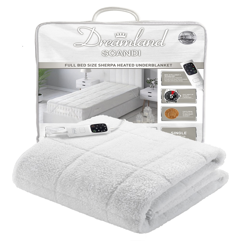 POWERCITY - 16694D DREAMLAND SINGLE UNDER-BLANKET ELECTRIC BLANKETS