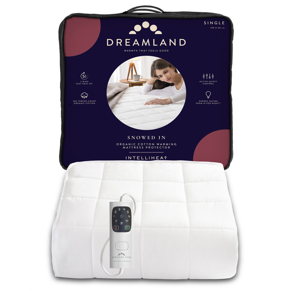 POWERCITY - 16886D DREAMLAND SINGLE SIZE MATTRESS PROTECTOR ELECTRIC  BLANKETS