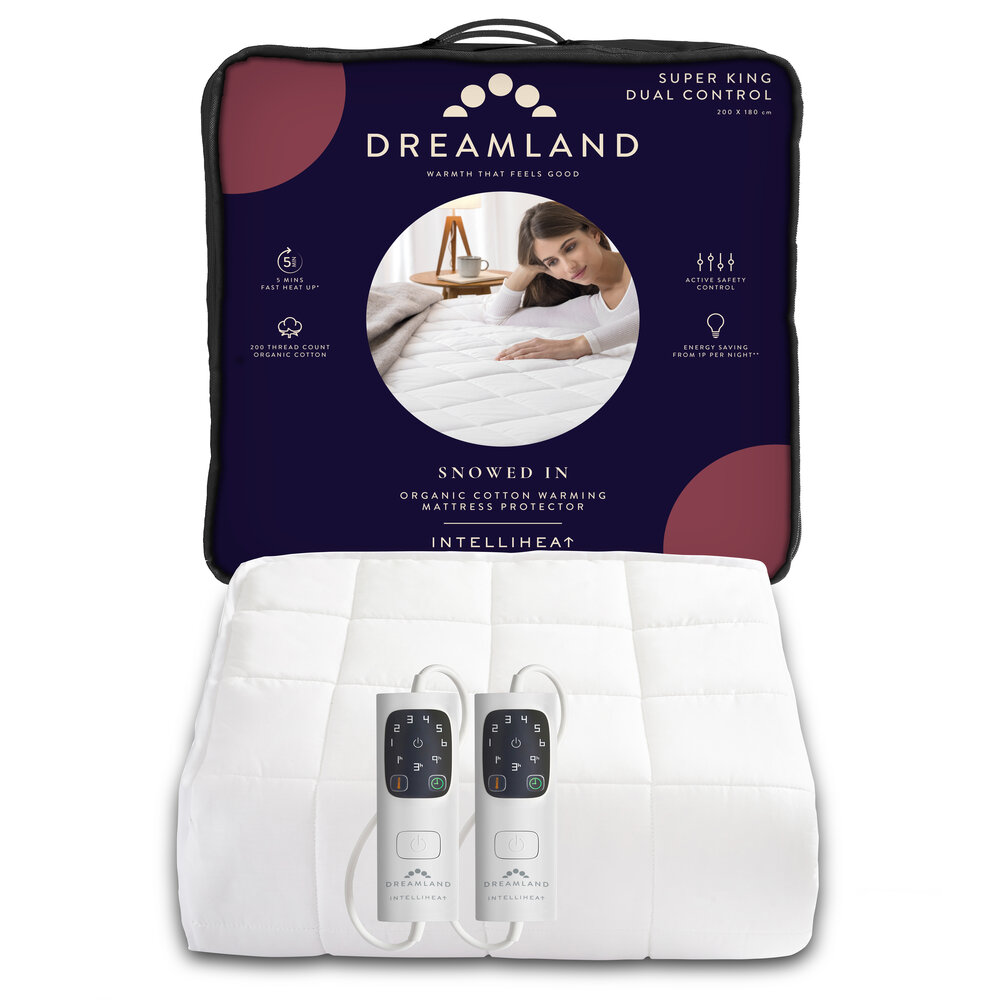 POWERCITY - 16890D DREAMLAND SUPER KING DUAL CONTROL MATTRESS PROTECTOR  ELECTRIC BLANKETS